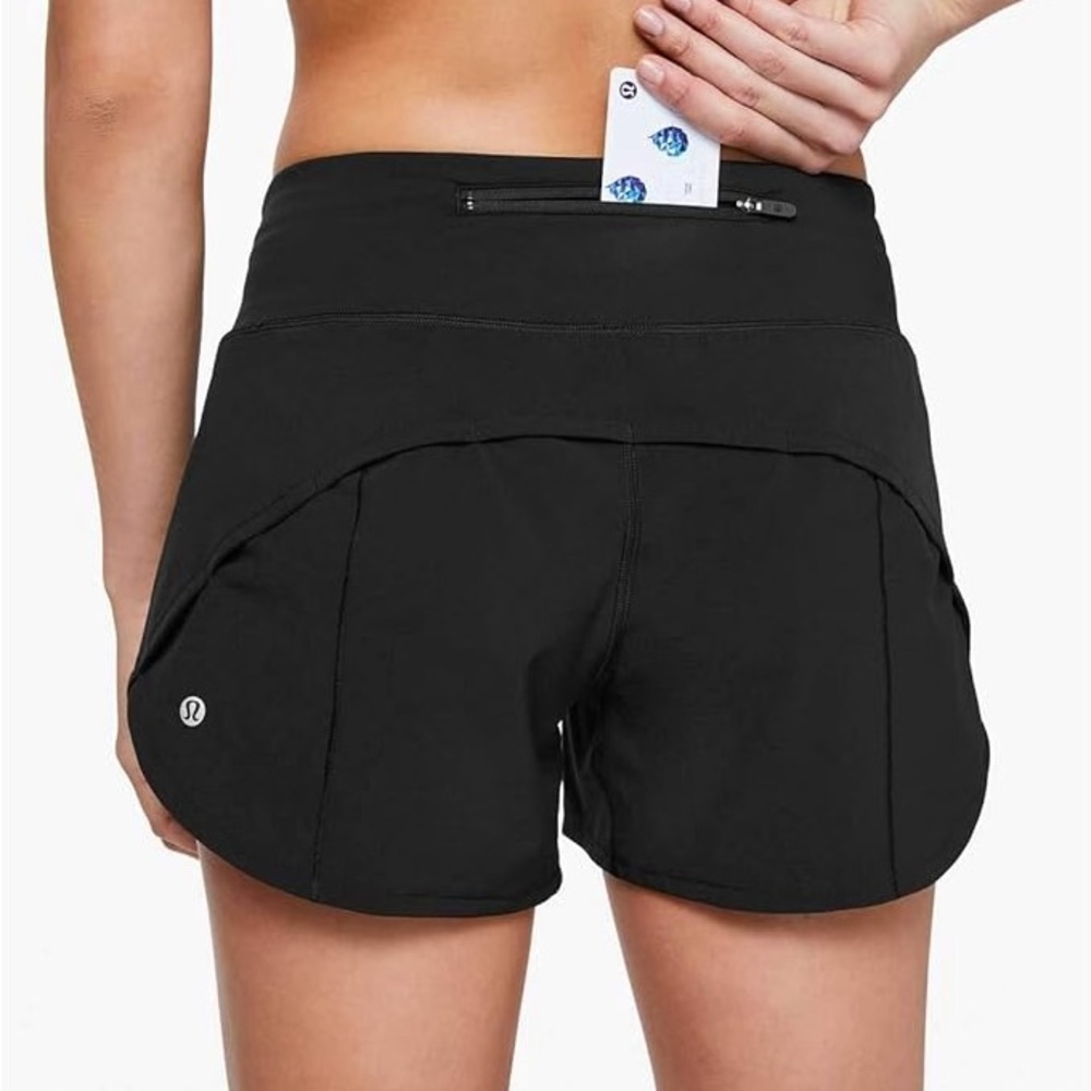 Lululemon run times short, mid rise, 4in inseam